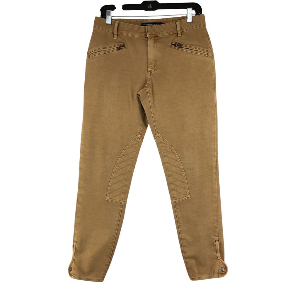 Ralph Lauren Sport Womens Size 28 Equestrian Style Riding Pants Stretch Brown